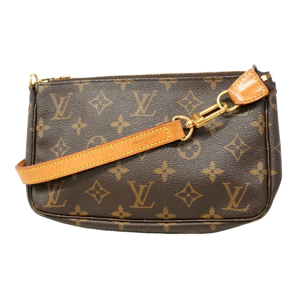Louis Vuitton Monogram Pochette Accessoires Shoulder Bag M51980 Brown Women's